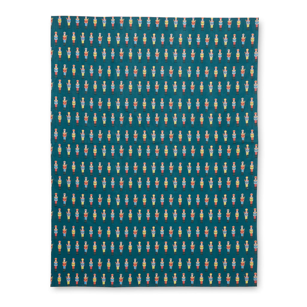 Catherine Lansfield Christmas Nutcracker Cotton Tablecloth in Green