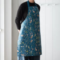 Catherine Lansfield Enchanted Twilight Animals Cotton Kitchen Adult Apron in Navy Blue