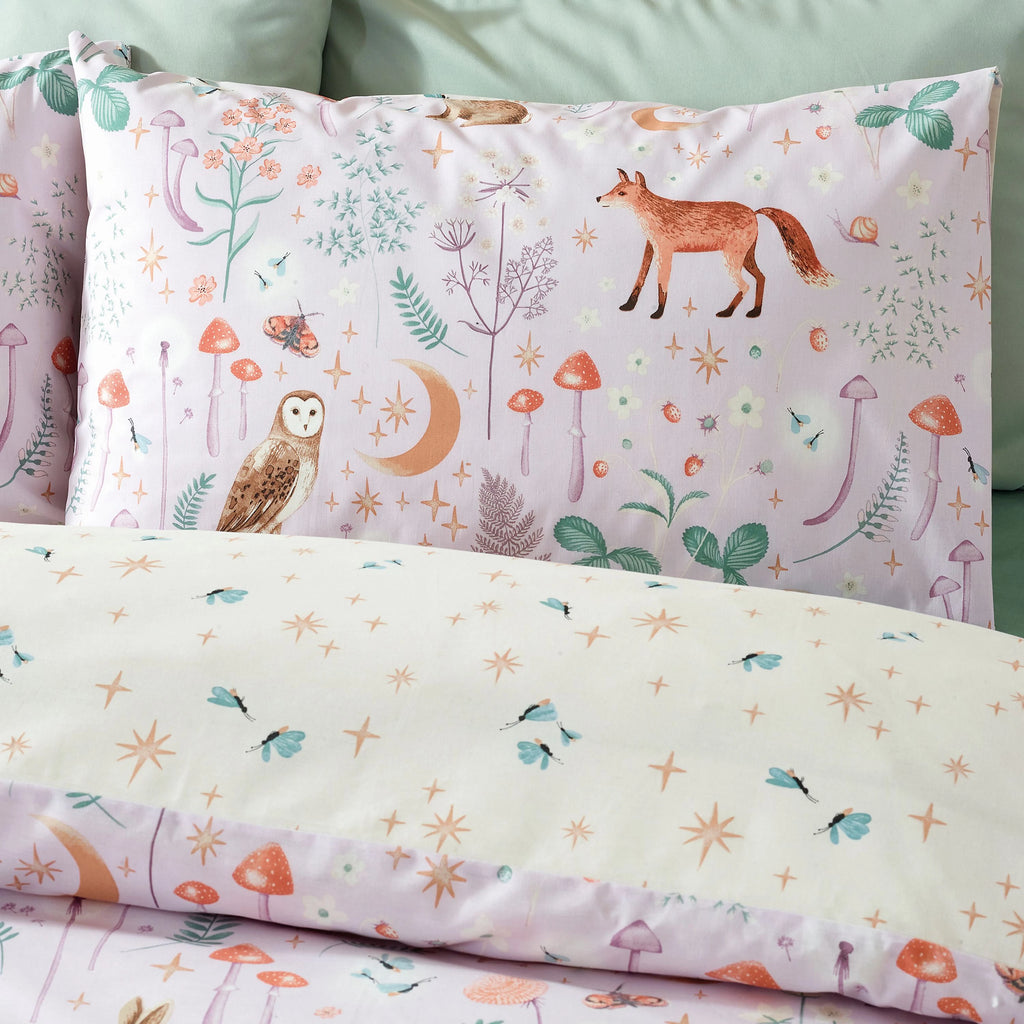 Catherine Lansfield Lilac Enchanted Twilight Duvet Set