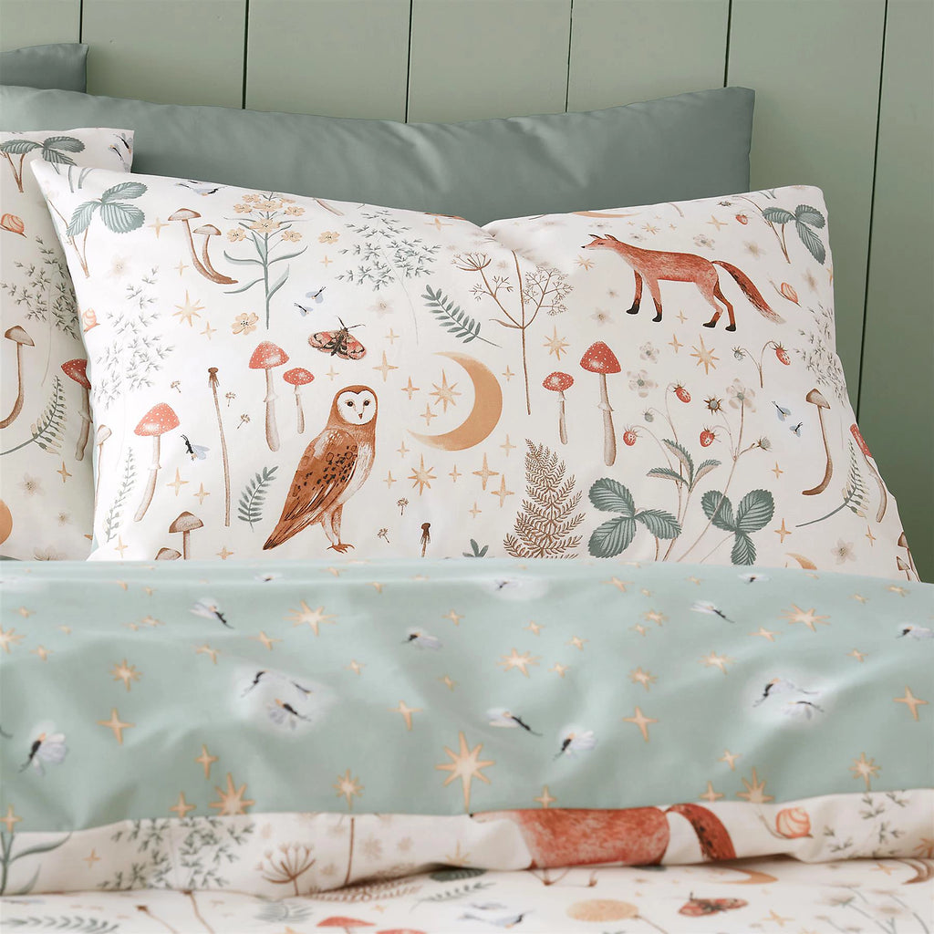 Catherine Lansfield Natural Enchanted Twilight Duvet Cover Set