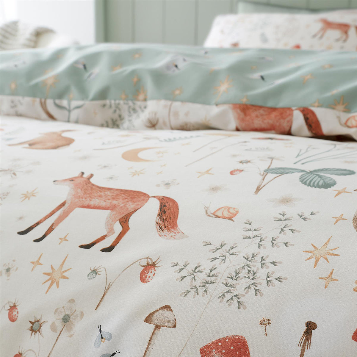 Catherine Lansfield Natural Enchanted Twilight Duvet Cover Set