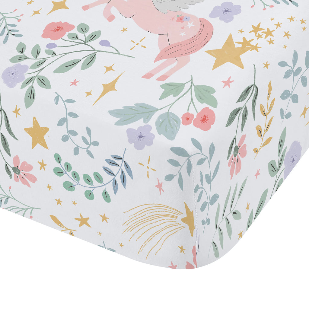 Catherine Lansfield Fairytale Unicorn Fitted Sheet