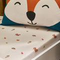 Catherine Lansfield Fox and Woodland Friends Fitted Sheet in Cream