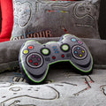 Catherine Lansfield Game Over Glow in the Dark Fleece 3D Shaped Cushion in Black