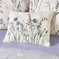 Catherine Lansfield Grasmere Floral Embroidered 30x40 cm Cushion Lilac