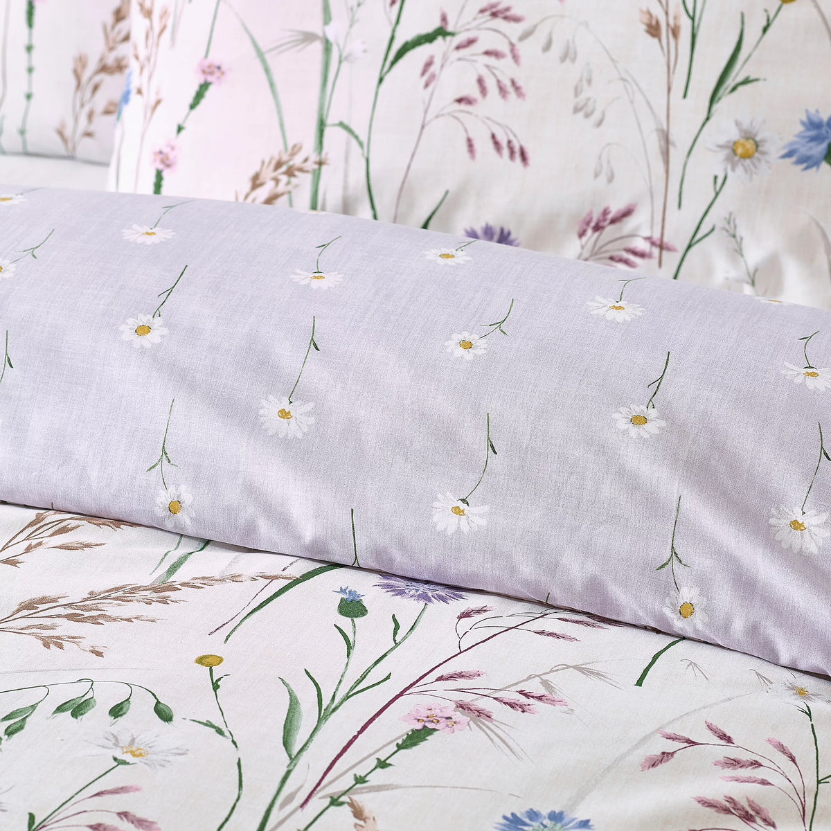 Catherine Lansfield Grasmere Floral Reversible Duvet Cover Set Lilac