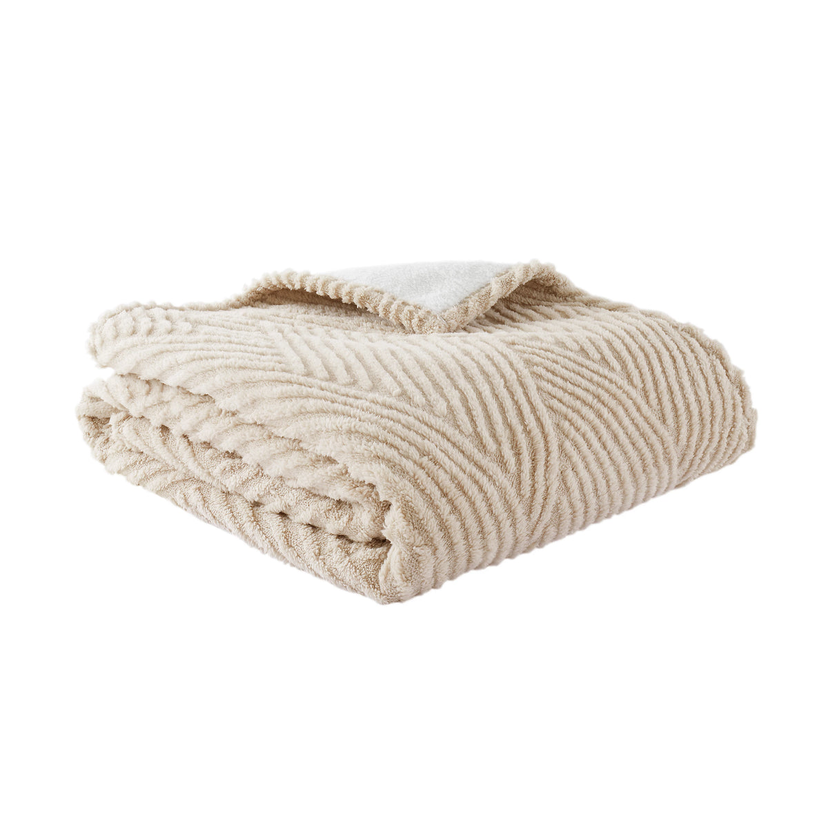 Catherine Lansfield Heat Buddy Cosy Super Thermal 220x230cm Blanket Bedspread Natural