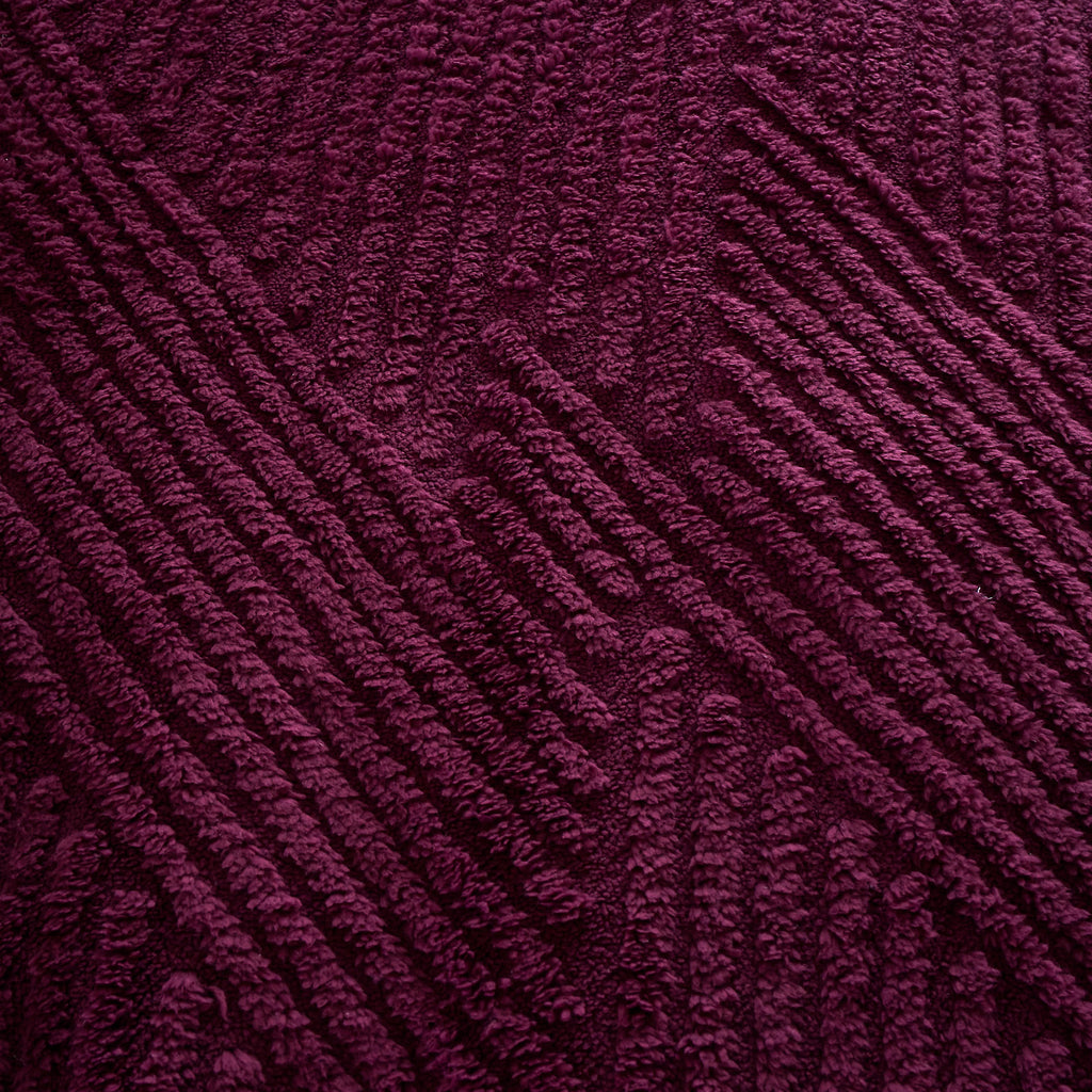 Catherine Lansfield Heat Buddy Cosy Super Thermal 220x230cm Blanket Bedspread Plum
