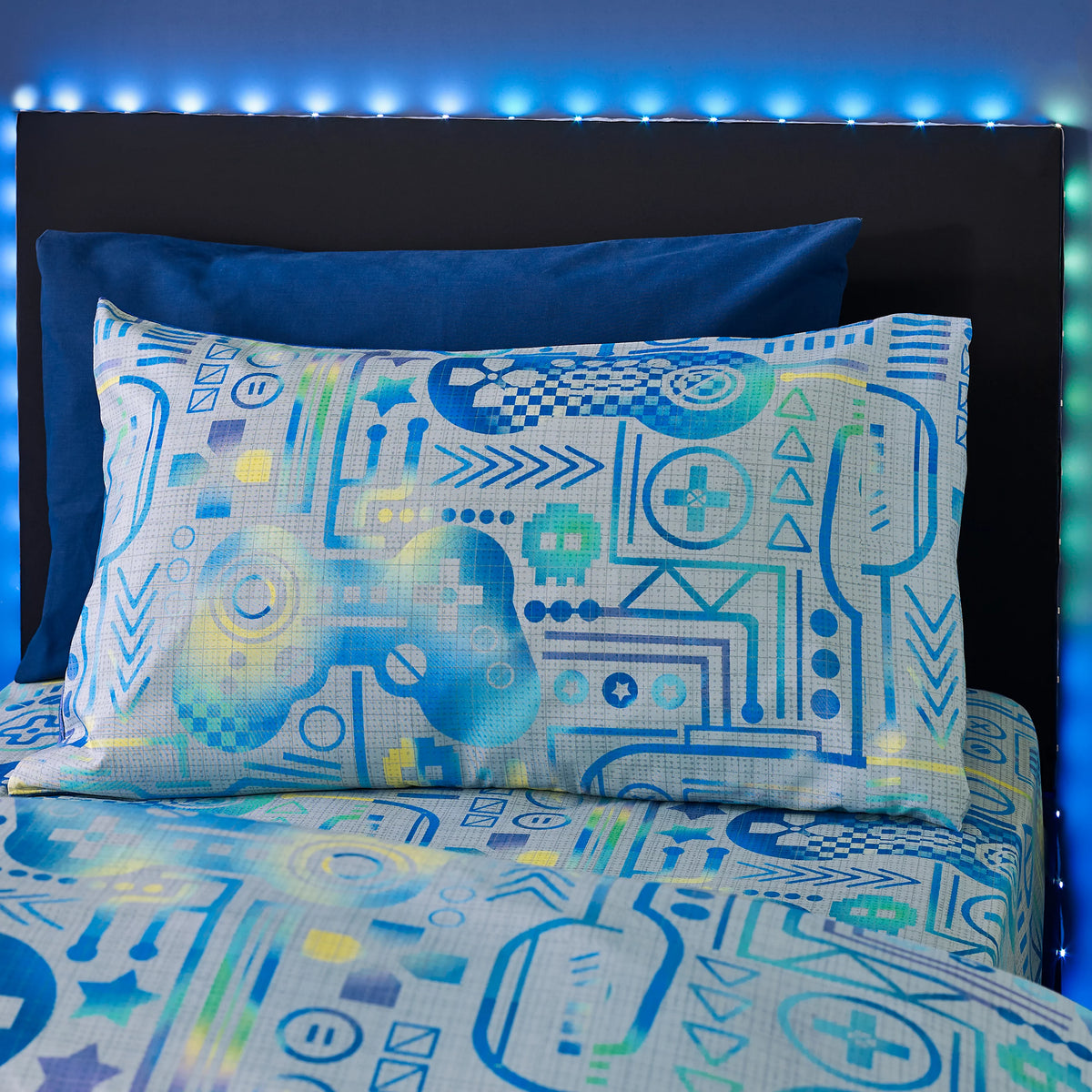 Catherine Lansfield Kids Gamer So Soft Duvet Cover Set in Grey