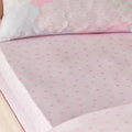 Catherine Lansfield Soft as a Cloud Hearts Fitted Sheet in Pink
