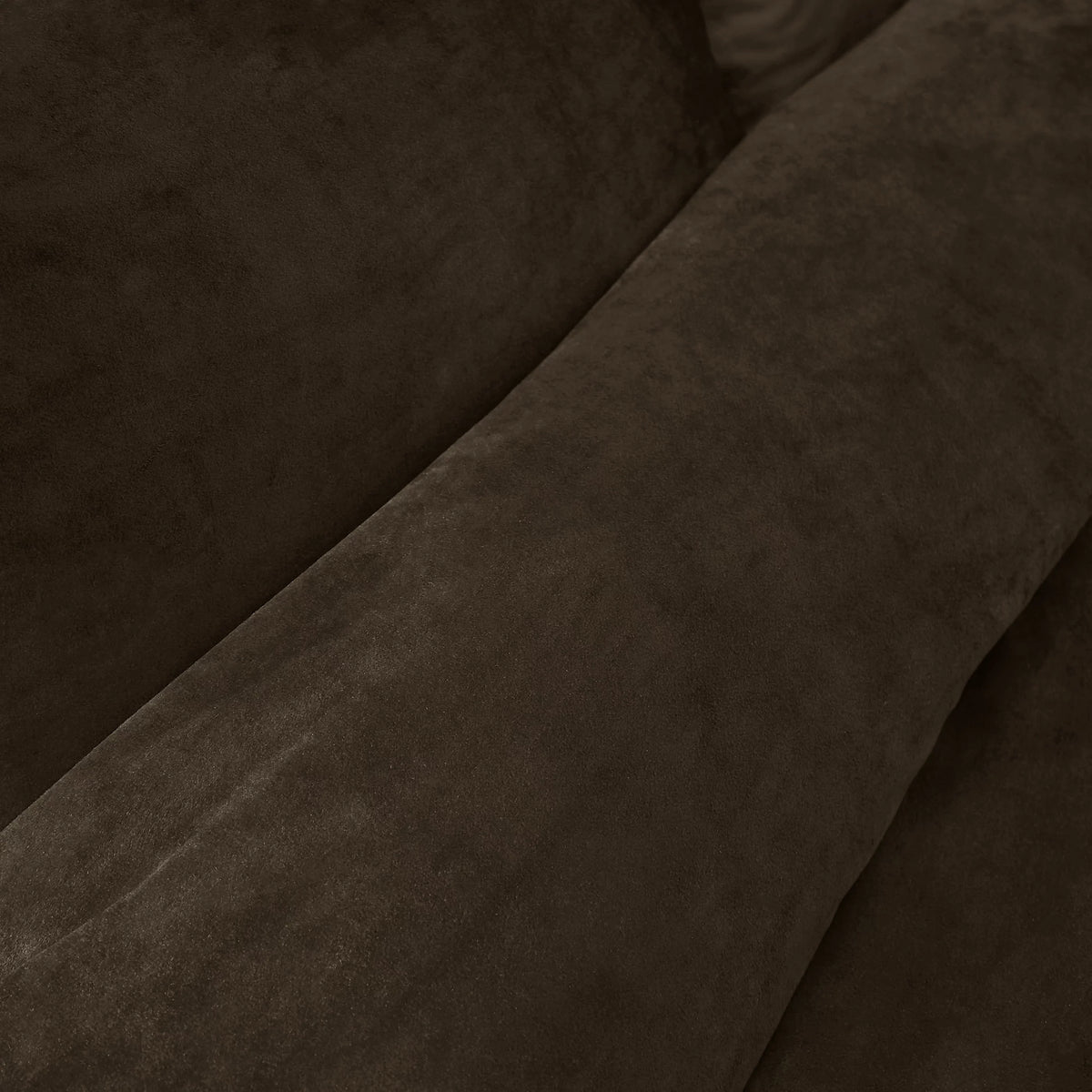 Catherine Lansfield Kingsley Soft Matt Velvet Duvet Cover Set Chocolate