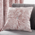 Catherine Lansfield Living Crushed Velvet 45x45cm Cushion Blush Pink
