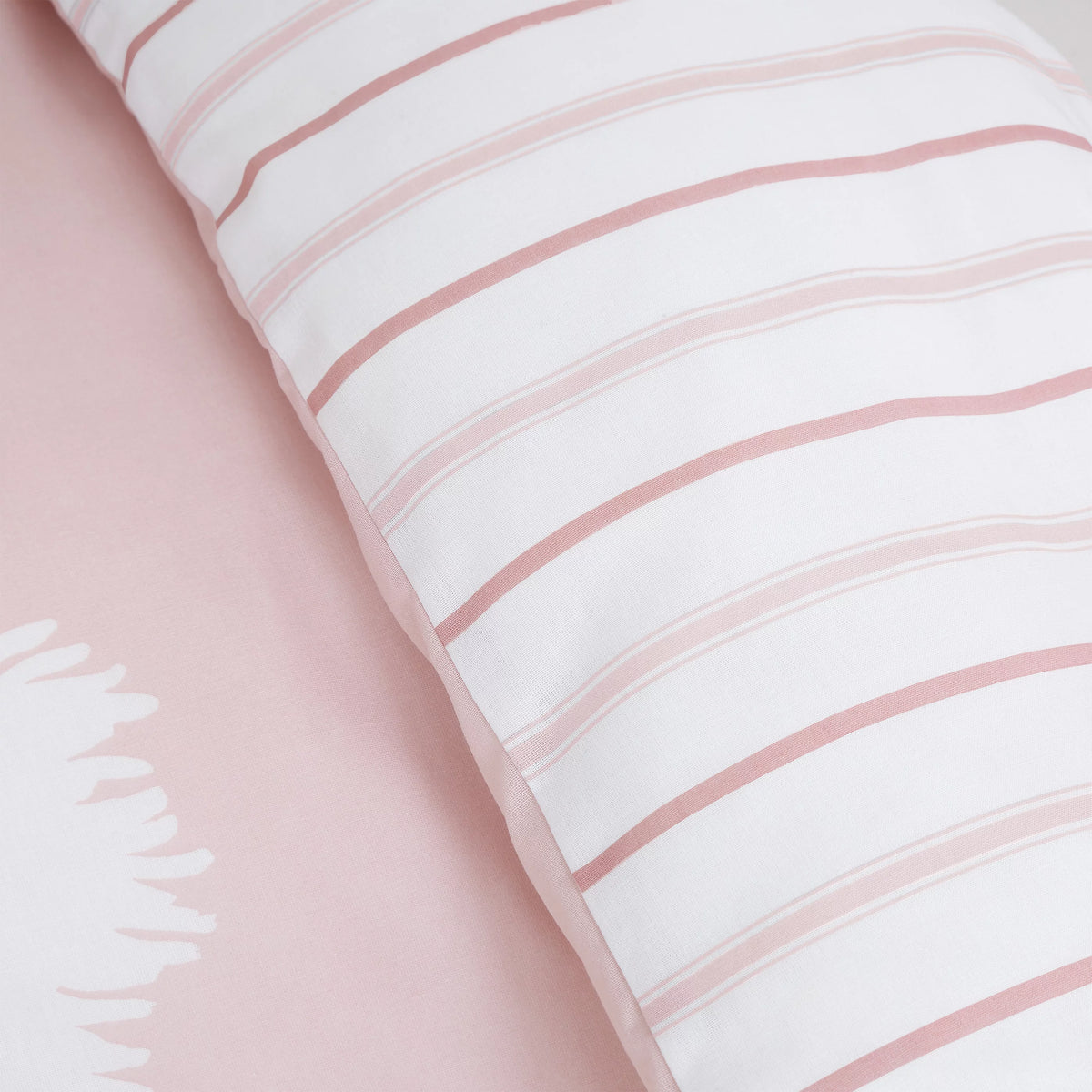 Catherine Lansfield Blush Pink Meadowsweet Floral Reversible Duvet Cover Set