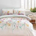 Catherine Lansfield Bright Meadowsweet Floral Reversible Duvet Cover Set