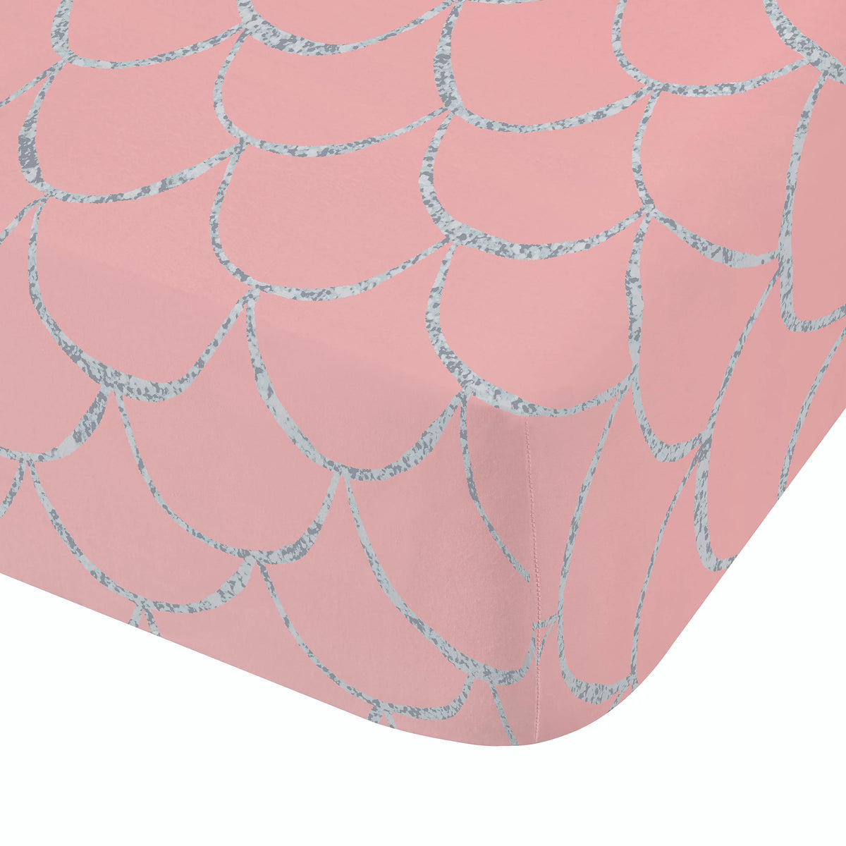 Catherine Lansfield Mermaid Ombre Fitted Sheet in Pink