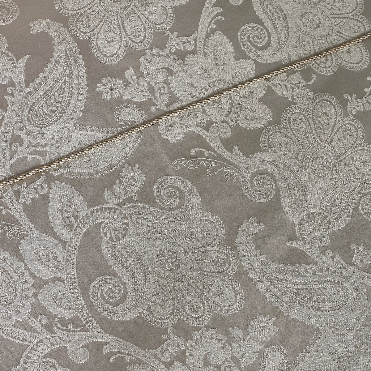 Catherine Lansfield Opulent Jacquard Duvet Cover Set Champagne Gold