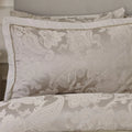 Catherine Lansfield Opulent Jacquard Quilted Pillow Shams Champagne Gold – Pair