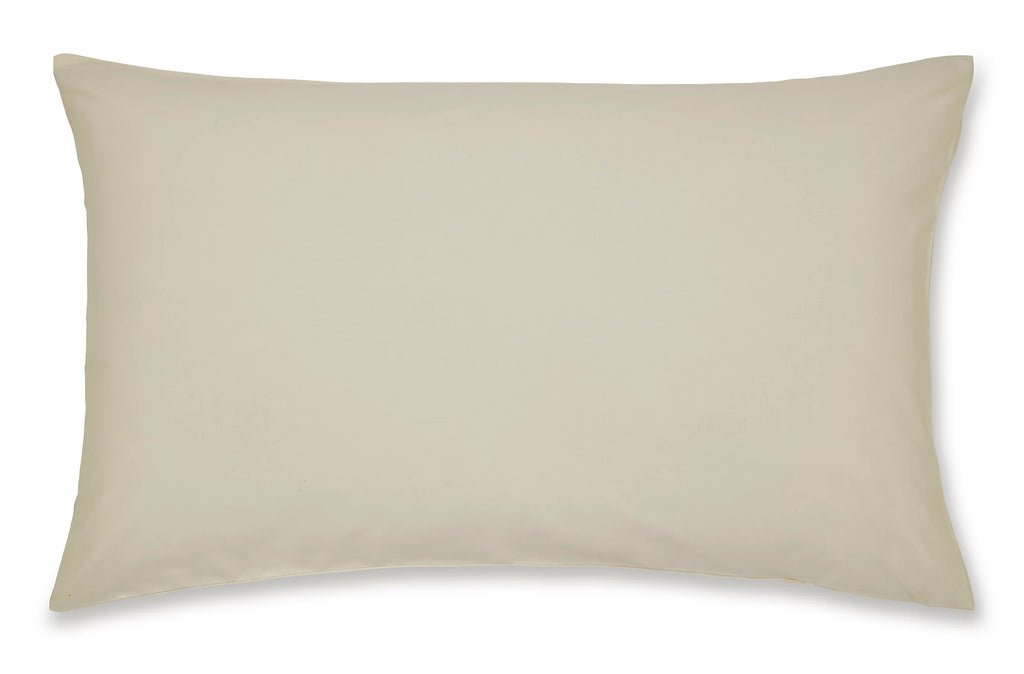 Catherine Lansfield Easy Iron Percale Standard Pillowcase Pair Cream