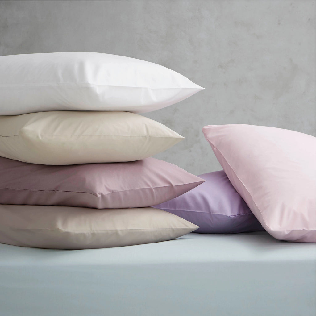 Catherine Lansfield Easy Iron Percale Standard Pillowcase Pair Cream