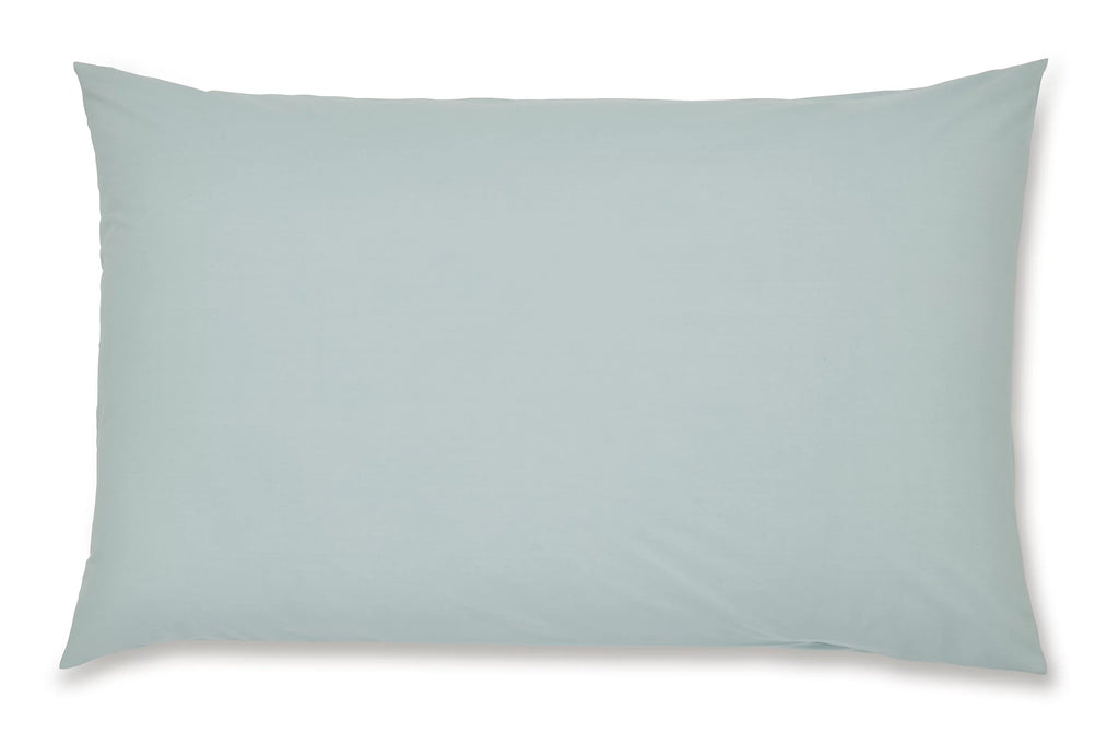 Catherine Lansfield Easy Iron Percale Standard Pillowcase Pair Duck Egg Blue