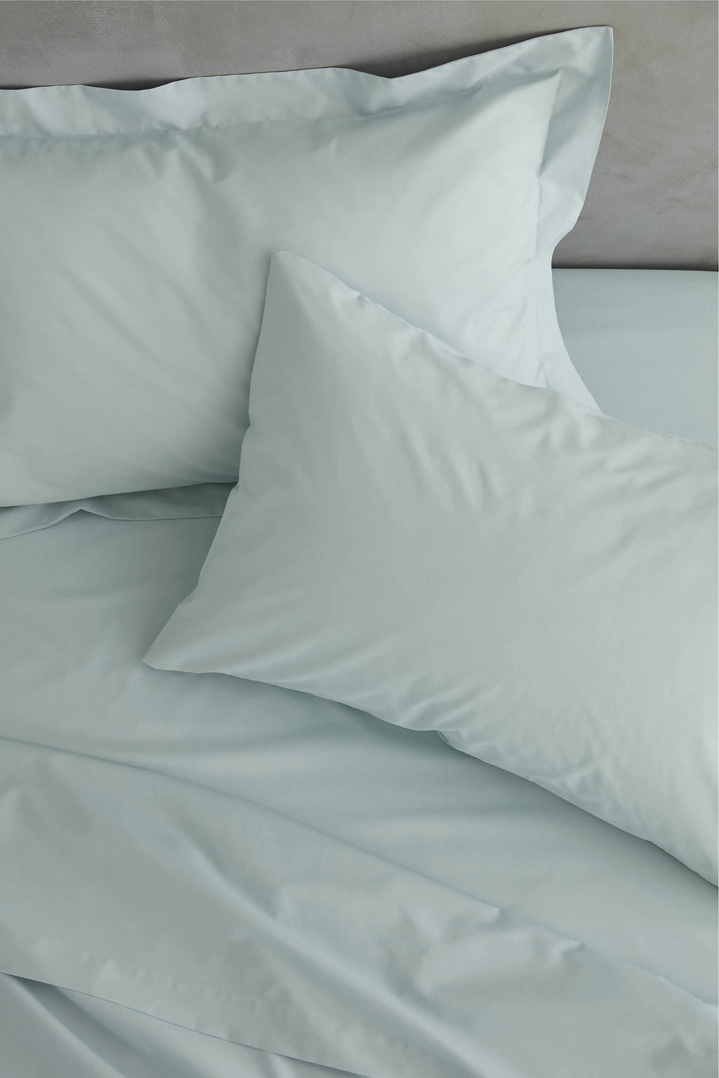 Catherine Lansfield Easy Iron Percale Standard Pillowcase Pair Duck Egg Blue