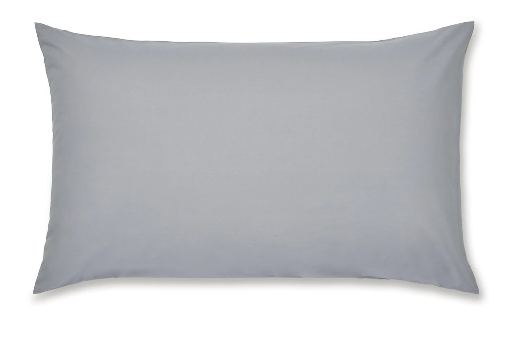 Catherine Lansfield Easy Iron Percale Standard Pillowcase Pair Grey