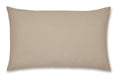 Catherine Lansfield Easy Iron Percale Standard Pillowcase Pair Natural