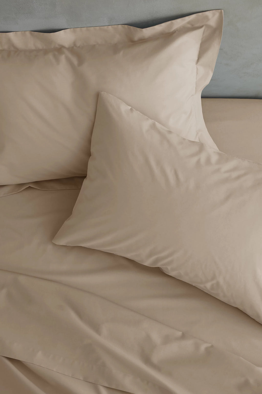 Catherine Lansfield Easy Iron Percale Standard Pillowcase Pair Natural