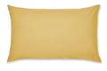 Catherine Lansfield Easy Iron Percale Standard Pillowcase Pair Ochre