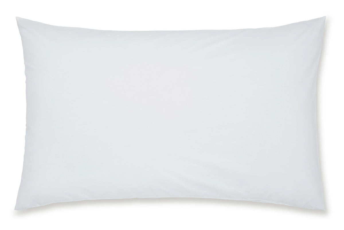 Catherine Lansfield Easy Iron Percale Standard Pillowcase Pair White