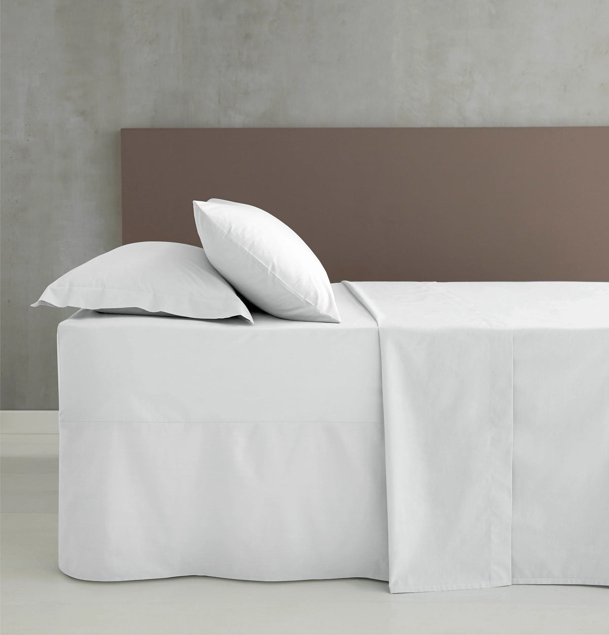 Catherine Lansfield Easy Iron Percale Standard Pillowcase Pair White