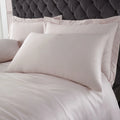 Catherine Lansfield Silky Soft Satin Standard Pillowcase Pair Blush Pink