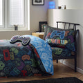 Catherine Lansfield Power Up Gamer So Soft Duvet Cover Set in Black