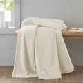 Catherine Lansfield Cream Raschel Soft Velvet Touch