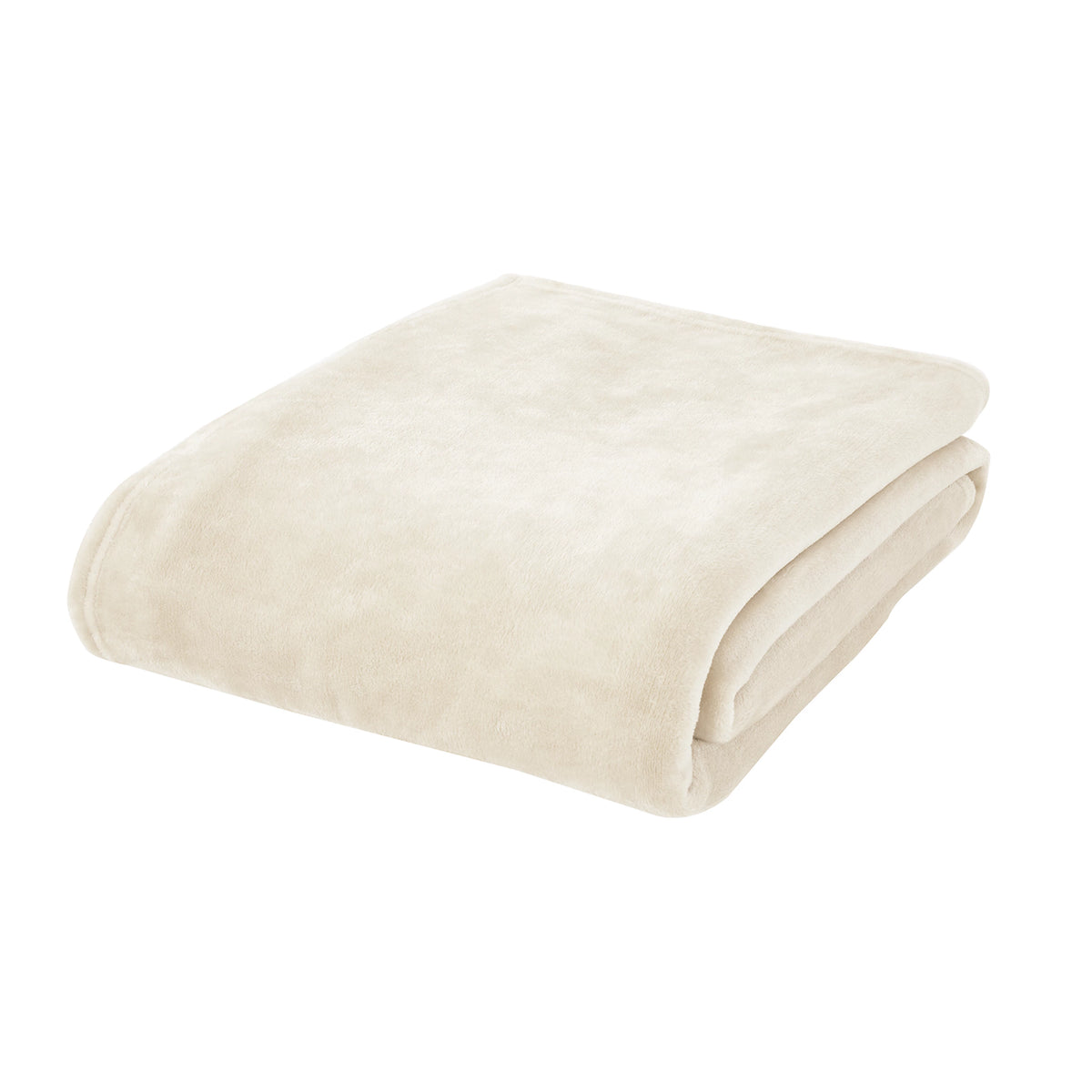 Catherine Lansfield Cream Raschel Soft Velvet Touch