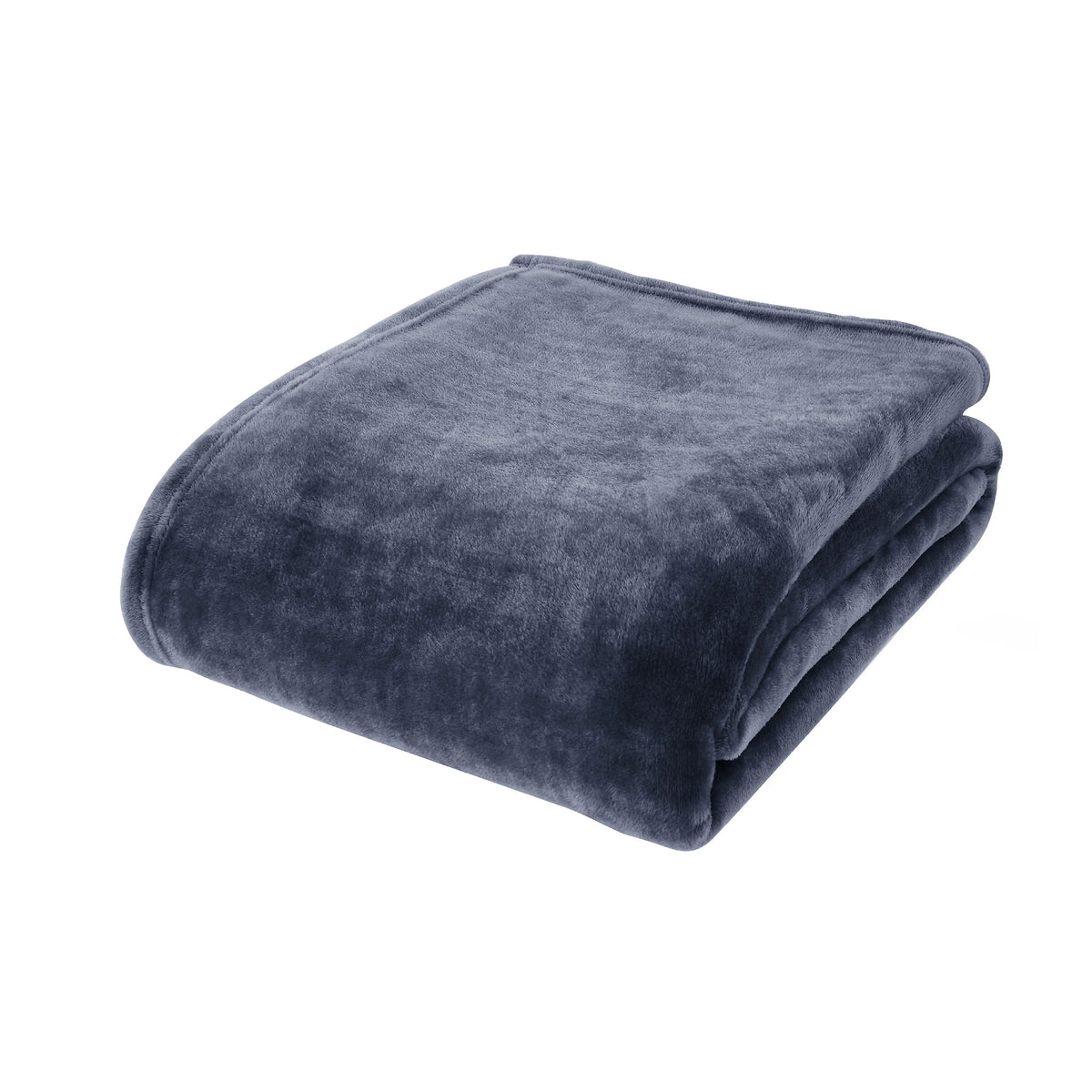 Catherine Lansfield Navy Blue Raschel Soft Velvet Touch