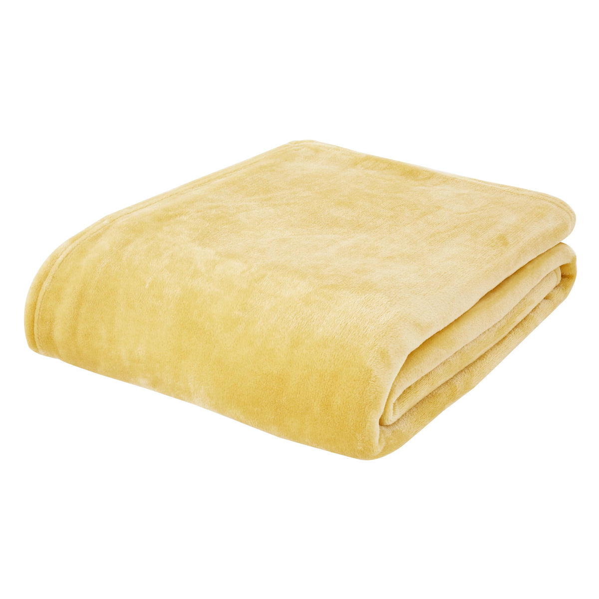 Catherine Lansfield Ochre Raschel Soft Velvet Touch