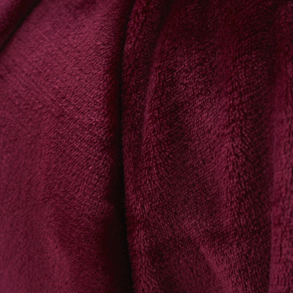 Catherine Lansfield Red Raschel Soft Velvet Touch