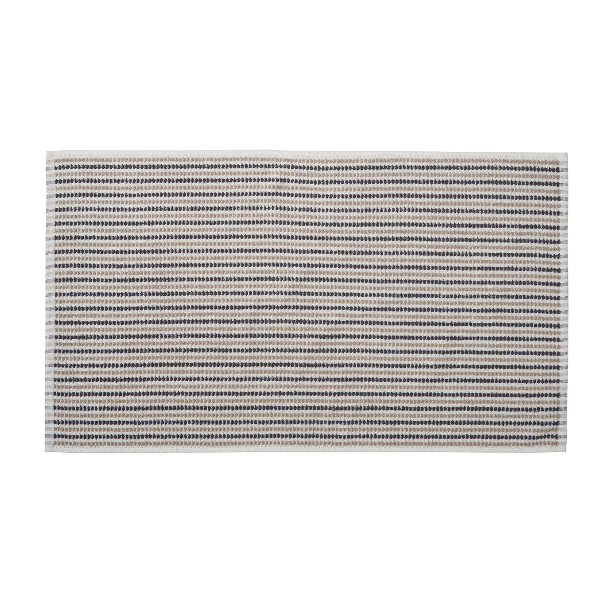 Catherine Lansfield Rice Weave Stripe 500GSM Cotton Towel Grey