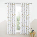 Catherine Lansfield Roarsome Animals Blackout Eyelet Curtains 66 x 72 Inch