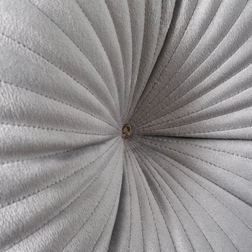 Catherine Lansfield Round Cushion Soft Touch 40x40cm Cushion Grey