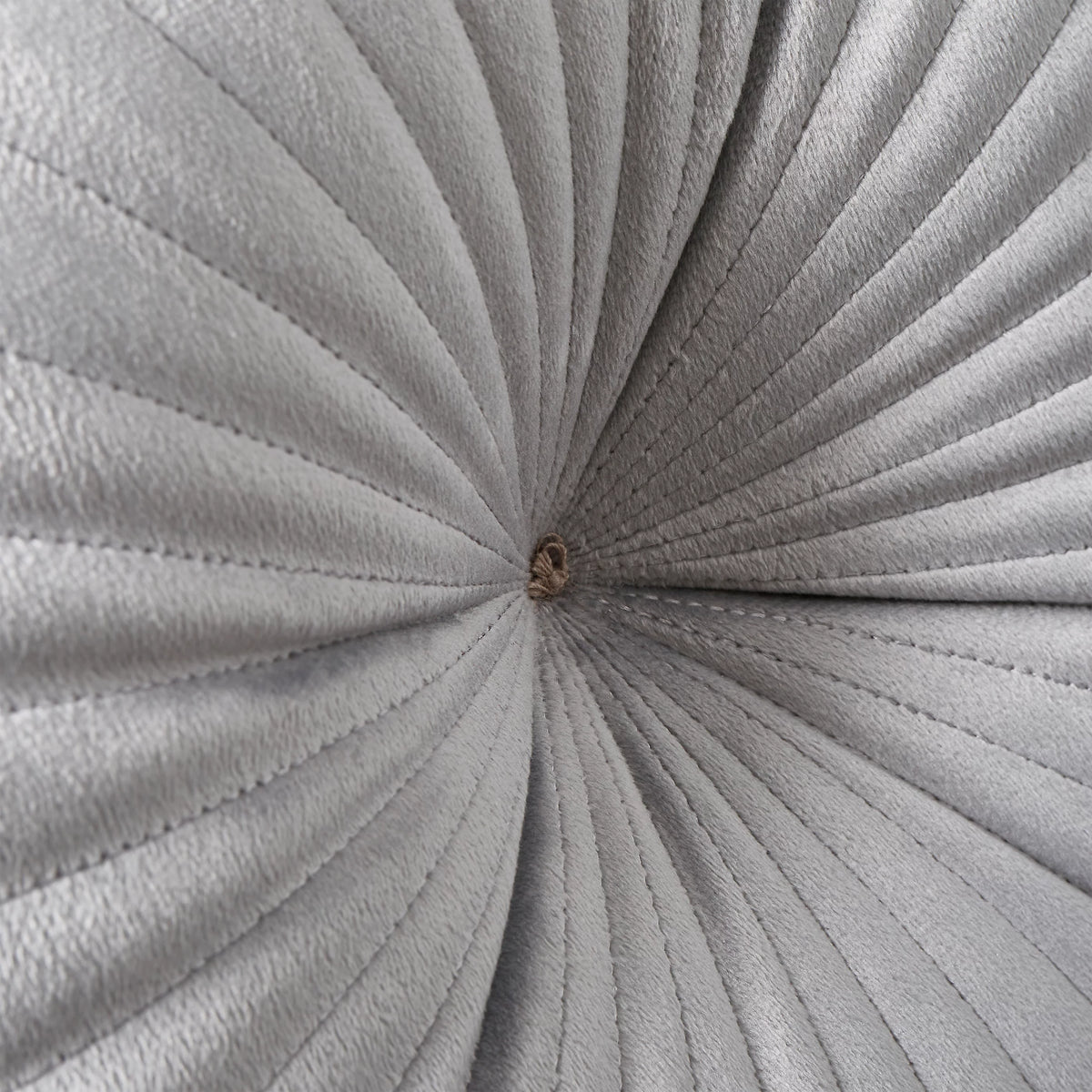 Catherine Lansfield Round Cushion Soft Touch 40x40cm Cushion Grey