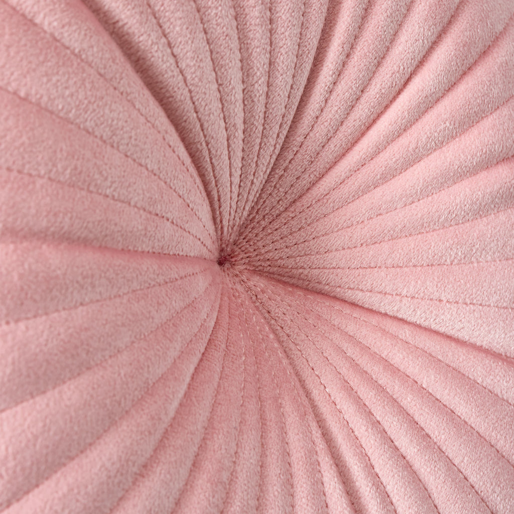 Catherine Lansfield Round Cushion Soft Touch 40x40cm Cushion Pink