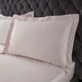 Catherine Lansfield Silky Soft Satin Oxford Pillowcase Pair Blush Pink