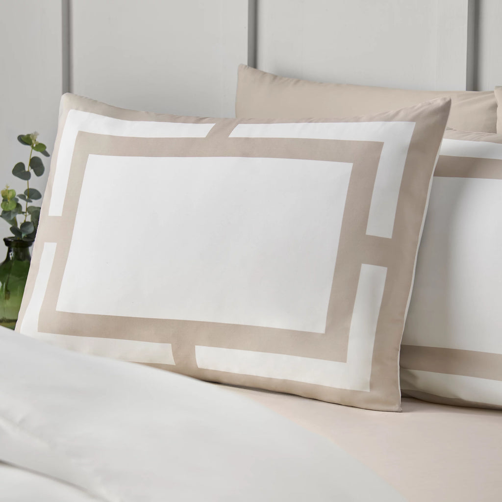 Catherine Lansfield Natural So Soft Mono Panel Duvet Cover Set