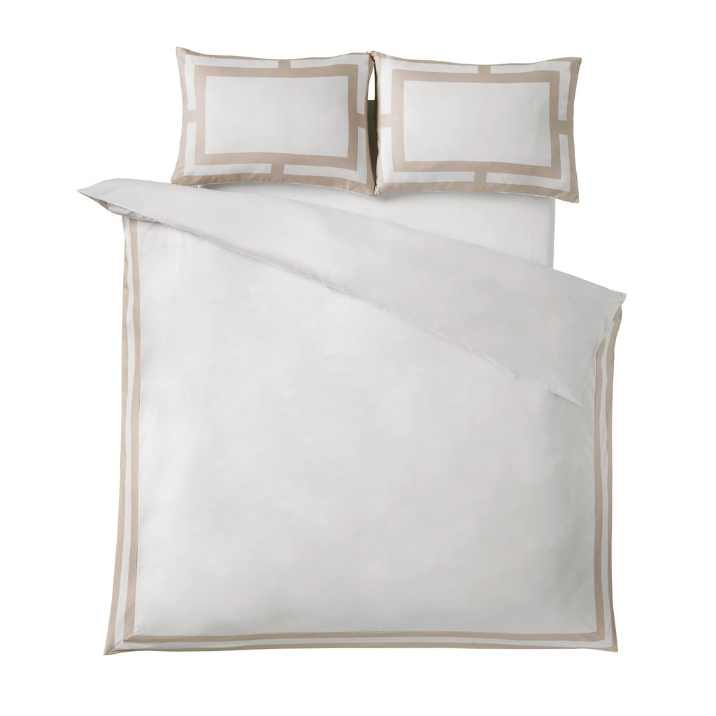 Catherine Lansfield Natural So Soft Mono Panel Duvet Cover Set