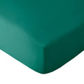 Catherine Lansfield So Soft Non-Iron Fitted Sheet in Teal Green