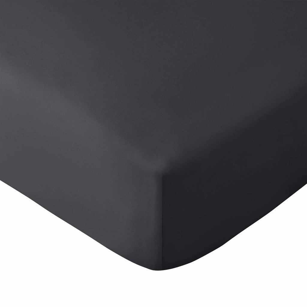 Catherine Lansfield So Soft Non-Iron Fitted Sheet Black