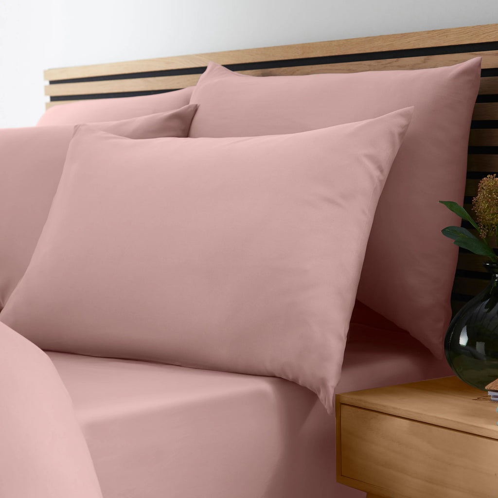 Catherine Lansfield So Soft Non-Iron Fitted Sheet Blush Pink