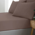 Catherine Lansfield So Soft Non-Iron Fitted Sheet Chocolate